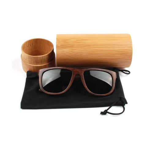 Vintage Handmade Bamboo Wooden Sunglasses