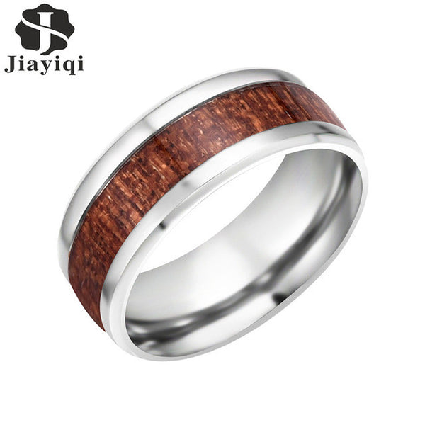 Jiayiqi 2 Wood Rings For Men&Women