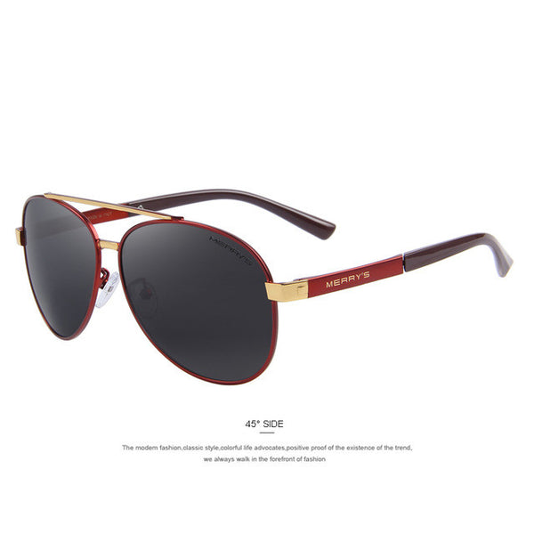 MERRY'S Men Classic Aviation Sunglasses