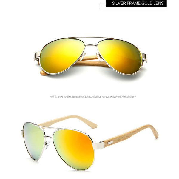 New Men Bamboo Sunglasses99