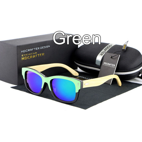 Bamboo Sunglasses Men Wooden Sunglasses