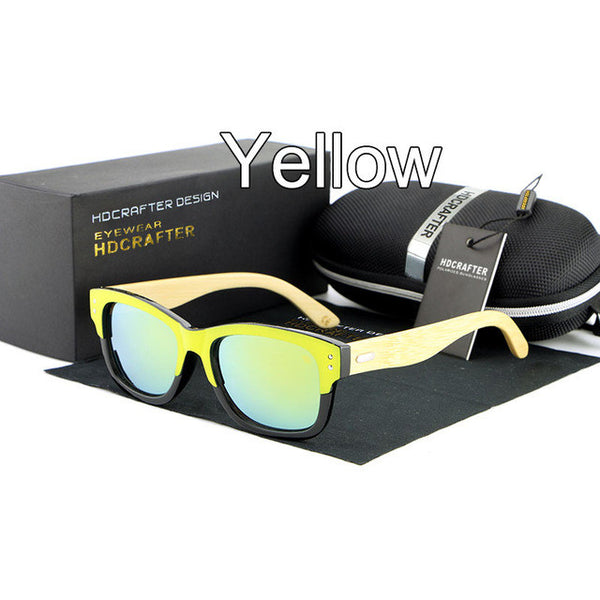 Bamboo Sunglasses Men Wooden Sunglasses