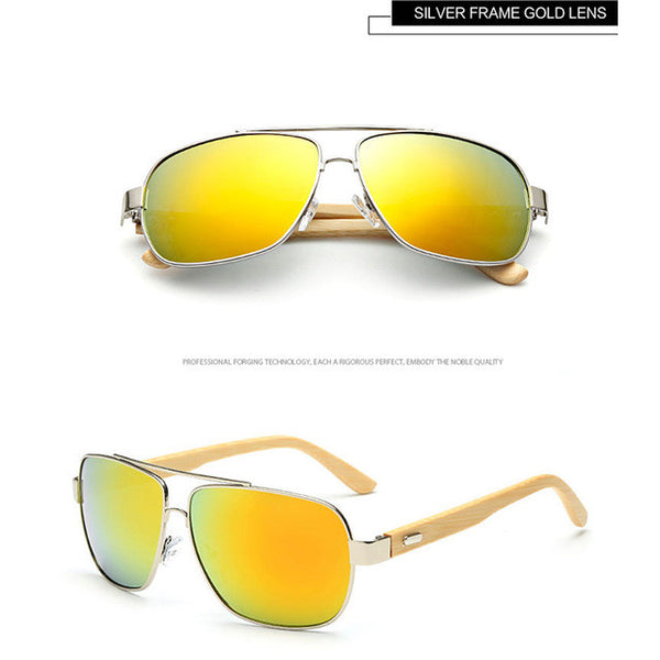 JIANGTUN New Men Handmade Bamboo Sunglasses