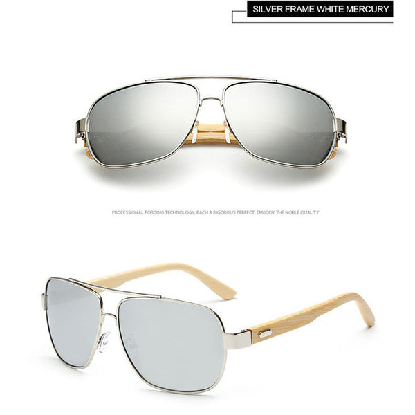 JIANGTUN New Men Handmade Bamboo Sunglasses