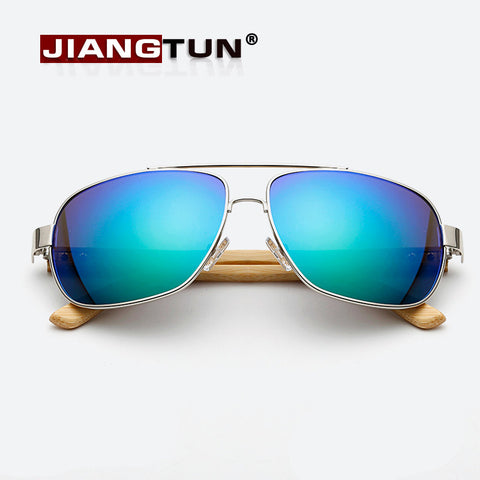 JIANGTUN New Men Handmade Bamboo Sunglasses
