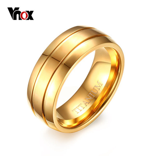 Vnox Pure Titanium Ring