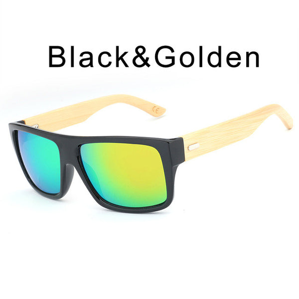 HDCRAFTER Wood Sunglasses Mens Vintage