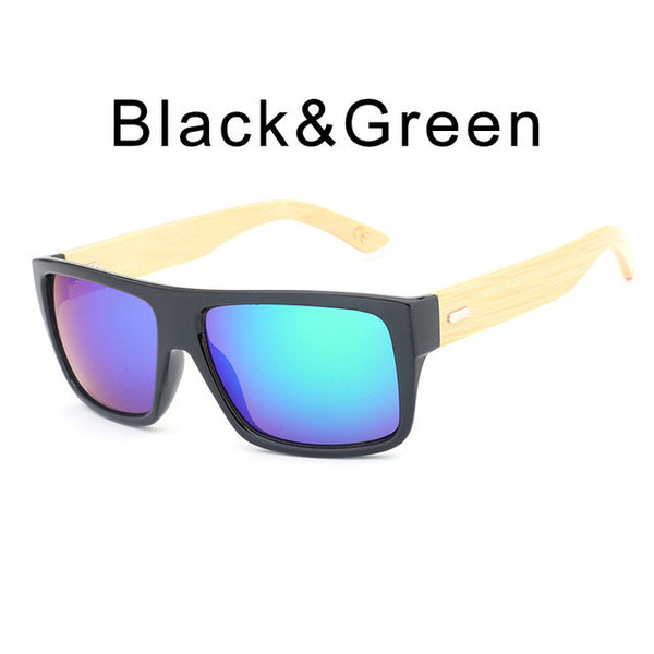 HDCRAFTER Wood Sunglasses Mens Vintage