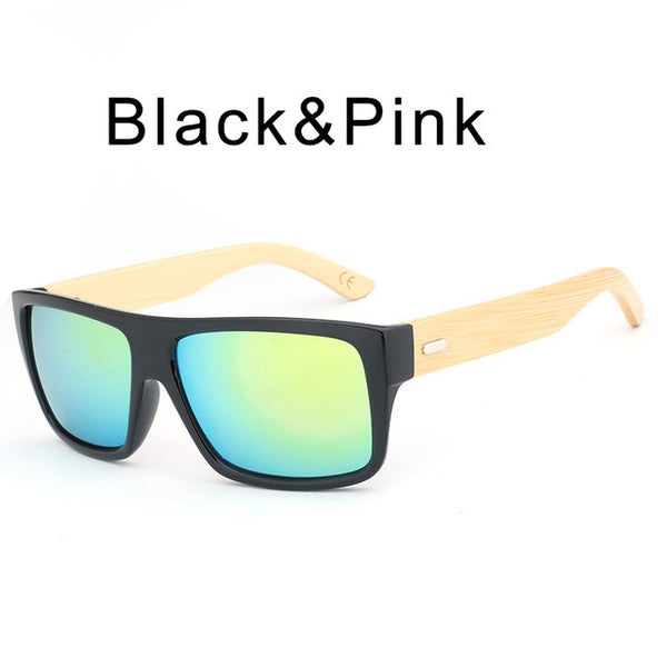 HDCRAFTER Wood Sunglasses Mens Vintage