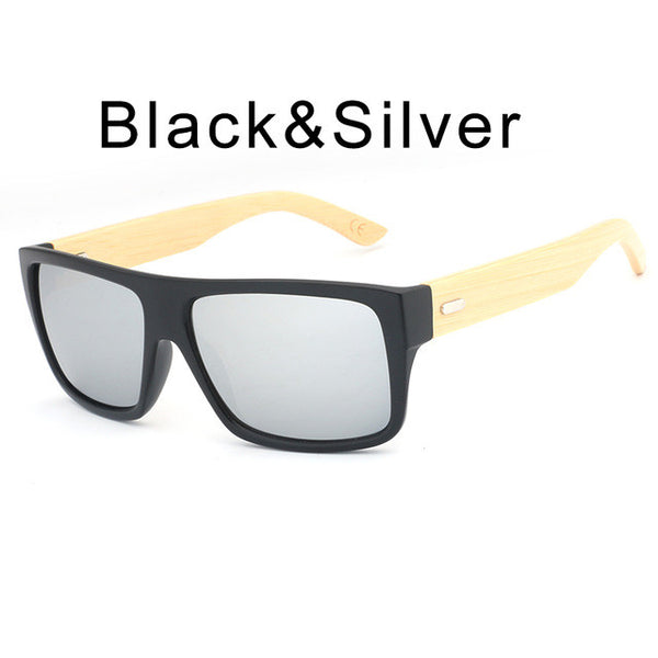 HDCRAFTER Wood Sunglasses Mens Vintage