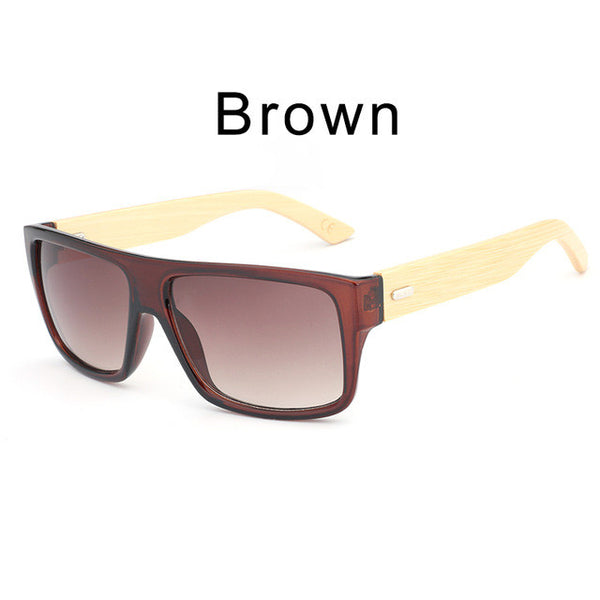 HDCRAFTER Wood Sunglasses Mens Vintage