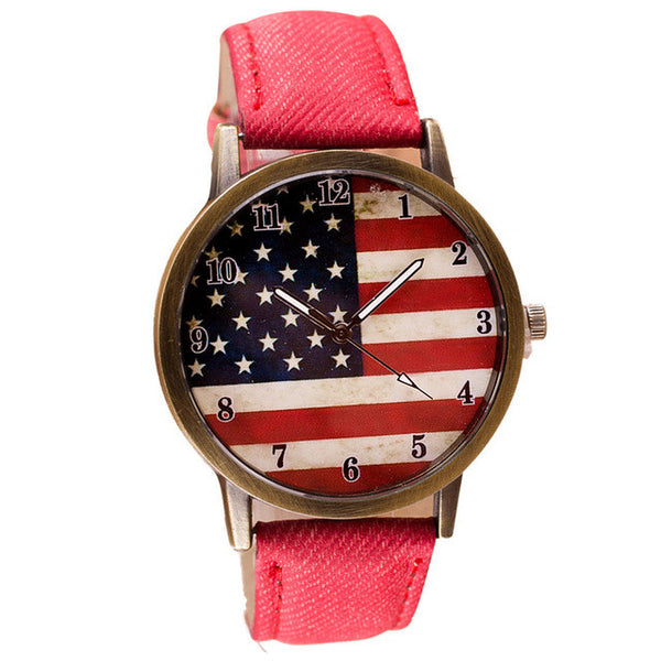 American Flag Pattern PU