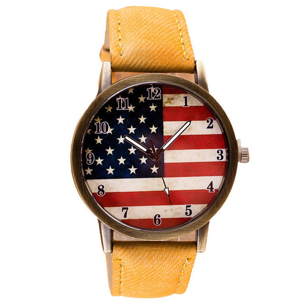 American Flag Pattern PU